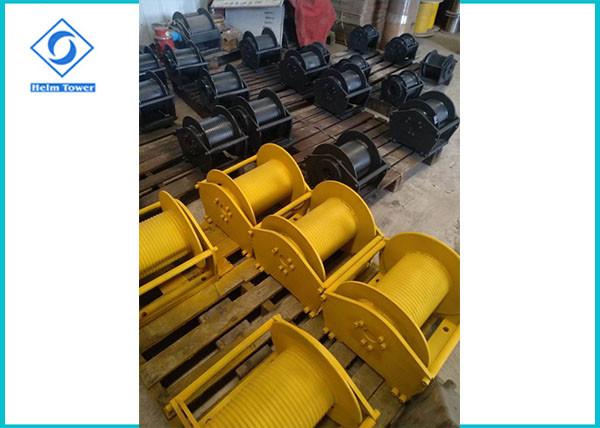Fácil instalar e controlar o guincho hidráulico industrial para o levantamento marinho