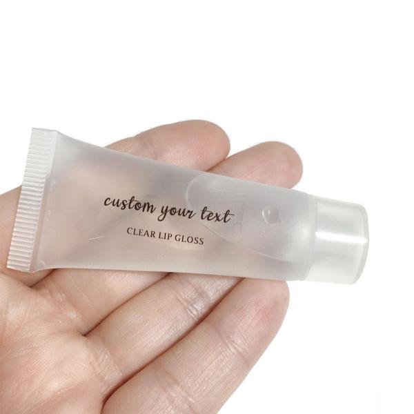 High quatily custom Gloss Clear Transparent Cosmetic Labels