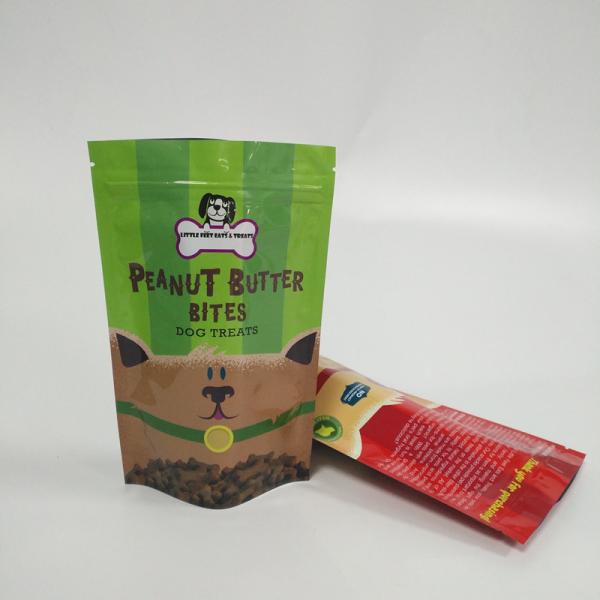 Digital Printing Stand Up Zipper Pouch Bags Pet Food Packing Plastic Material