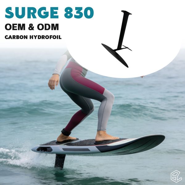 SURGE 830 Carbon Hydrofoil Set for Surf Foil, Wing Foil & Freestyle Riding
