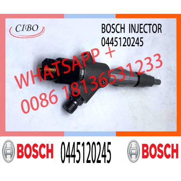 diesel fuel injector nozzle 0445120245 factory supply common rail injector 0445120245 for GAZ SADKO diesel engine assemb