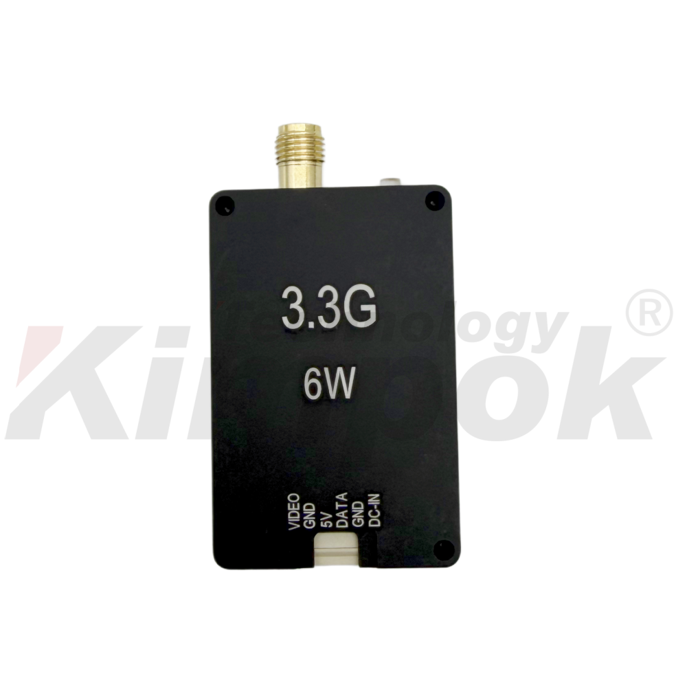 3.3G FPV VTX 6W High Power Drone Video Transmitter 64CH FPV RC Accessories 3.3Ghz VTX Module