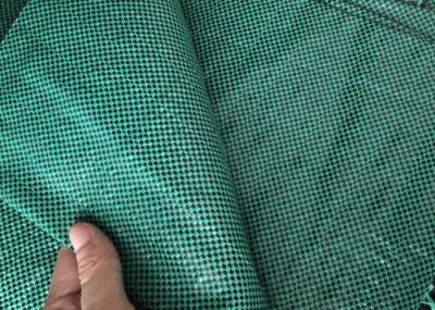 PP Woven Grass Weed Control Mat , UV Resistant Green Weed Cover For Garden