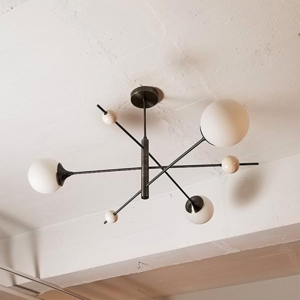 Nordic restaurant personality designer creative simple bedroom Orbital 3-Tier Chandelier(WH-MI-198)