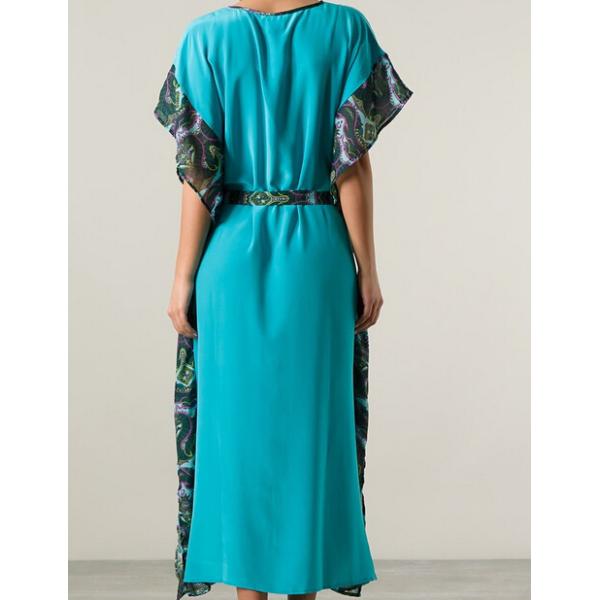 women casual maxi kaftan dress