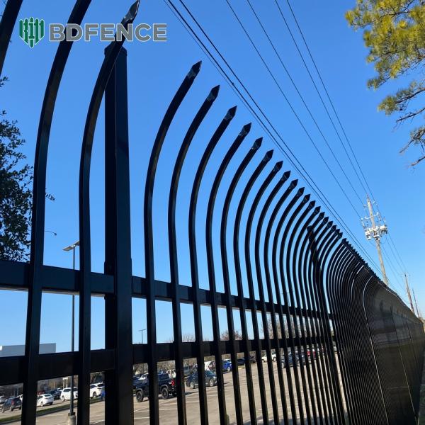 Drone-Proof Tubular Picket Fence Aerial Intrusion Defense