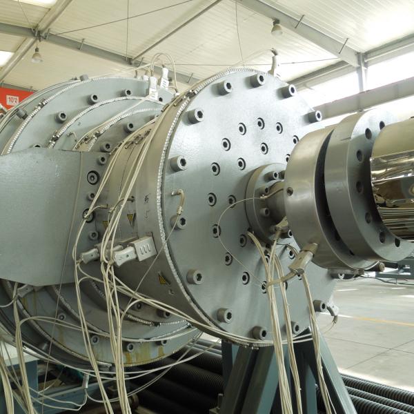 HDPE Thermal Ppu Preinsulated Jacket Casing Thin Wall PE Pipe Extrusion Line