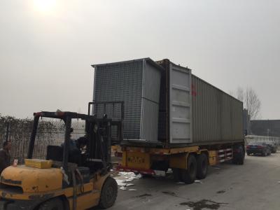 High Rigidity Temporary Fence Panels Galvanized Chain Link Fence Panels