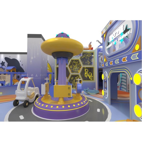Space Arcade Indoor Soft Play Playground Sci Fi Themed for Home Commercial