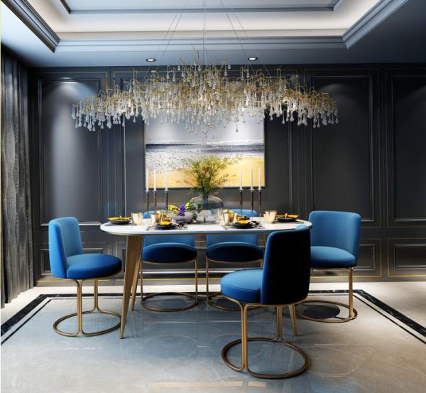Unique Round Stainless Steel Base Velvet Dining Chair Golden chair for living room