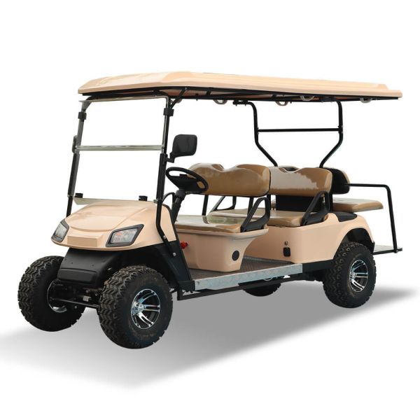 Chinese Luxury Small Mini Golf Cart Club 4+2 Seater Electric Golf Buggy Car Vehicle Cart for Hotel