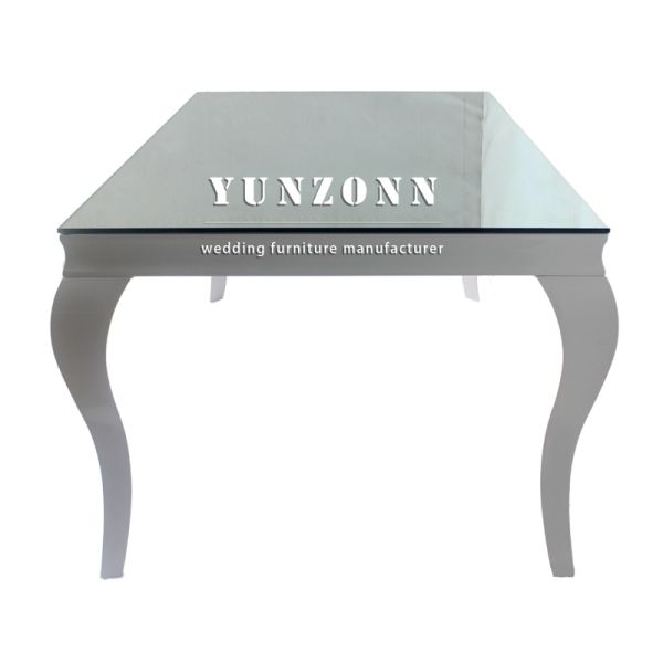 Wholesale Popular White Rectangular Table Wedding Dotel Table for Wedding Birthday Outdoor Events