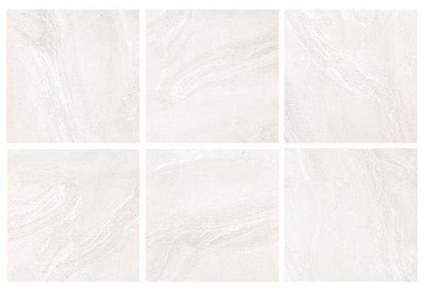 White Square Ceramic Floor Tiles And Wall Tile With Non Rectified Edge