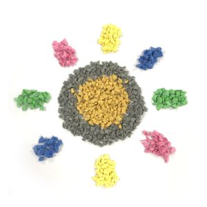 Eco - tejas de goma coloridas de la seguridad del grueso amistoso de 8m m