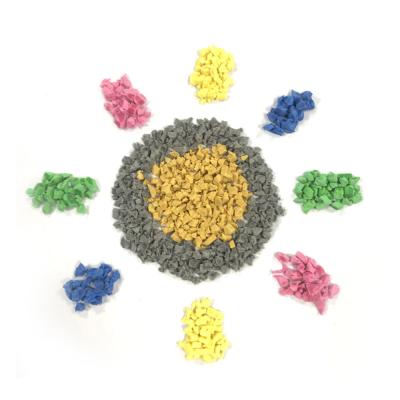 Eco - Friendly 8mm Thickness Colorful Rubber Safety Tiles