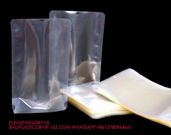 Bottom Gusset Retort Pouch For Meat Vegetable Soup Packaging Bag Canned Fish Fast Food