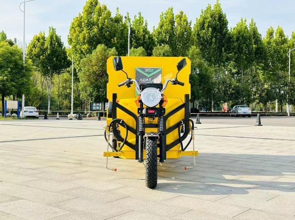 Electric Marble Automatic Road Washing High Pressure Cleaning Truck Water Tricycle Cleaning Car