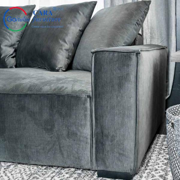 Newly Arrived Living Room Apartment Hotel Solid Wood Frame Corner Sofa High Density Modular Couch Sofa Bed