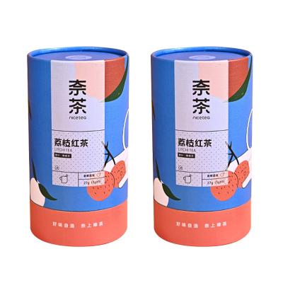 Biodegradable Custom Carton Cylinder Paper Tube Box Gift Color Box