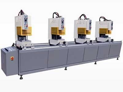 High Efficient UPVC Window Machine Welding PVC Profile With Four Head
