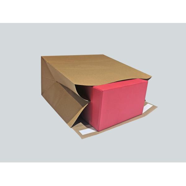 Recyclable Eco Friendly Packaging Bags Square Bottom Brown Paper Courier Bags