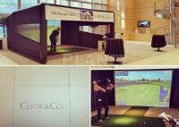Air Sealed Black PVC Customized Sports Cage Tent Inflatable Golf Simulator Tent