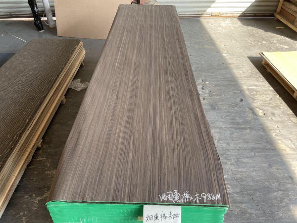 Engineered Oak Veneer Natural Smoked Oak Color For Furniture Manufacture