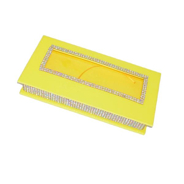 ODM OEM Magnet Gift Box Rhinestone False Eyelash Packaging With Drill