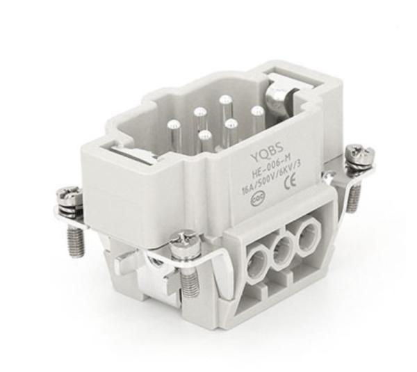 IP65 Rated Screw Termination Heavy Equipment Pins Heavy Duty Wire Connector for Harsh Environments