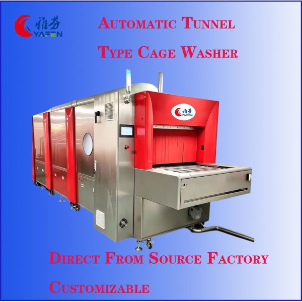 Stainless Steel Continuous Animal Laboratory Washer With High Temperature Disinfection