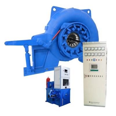 O mini hidro gerador de turbina 250kw com minuto de aço inoxidável das lâminas 500r/avaliou a velocidade