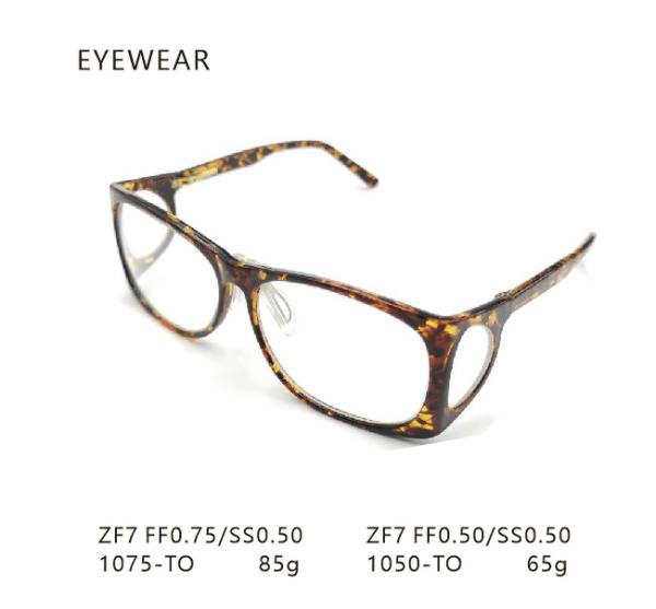 Comfortable Front And Side Type X Ray Glasses Sturdy Unifit Nylon Frame