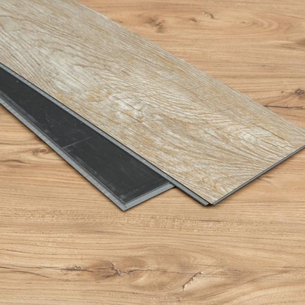 Waterproof PVC Commercial Flooring , Colorful Vinyl Floor Tiles SPC Click With IXPE / EVA