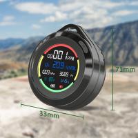 Alarme à monoxyde de carbone portable extérieur Co-détecteur numérique de gaz rechargeable