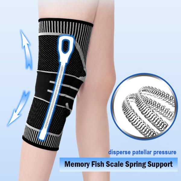 Deportes Compresión Apoyo de rodilla elástico Equipo de protección Deportes Codo Rodilla almohadillas