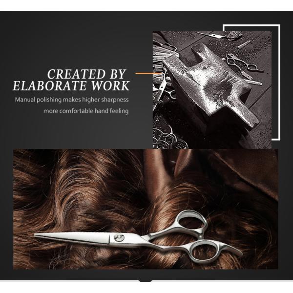 6.0 Inch Durable Left Handed Hair Scissors Precise Cutting High Sharpness