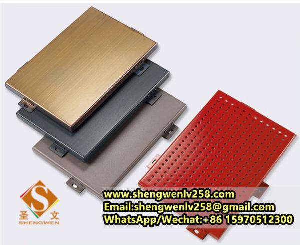 Metal aluminum facade aluminum panels for building facade customized metal sheet 3mm