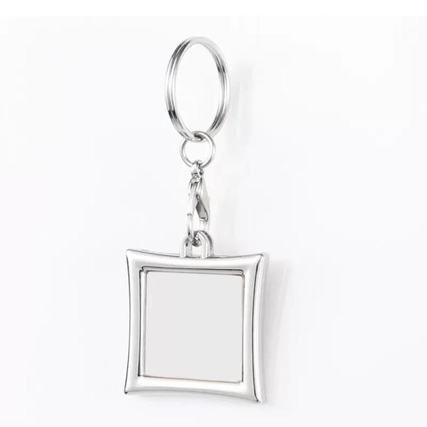 DIY Keyring Personalized Sublimation Photo Frame Keyring Printable Keychains