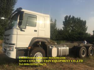 semi condução resistente de 25 toneladas da mão esquerda dos reboques 6x4 380hp