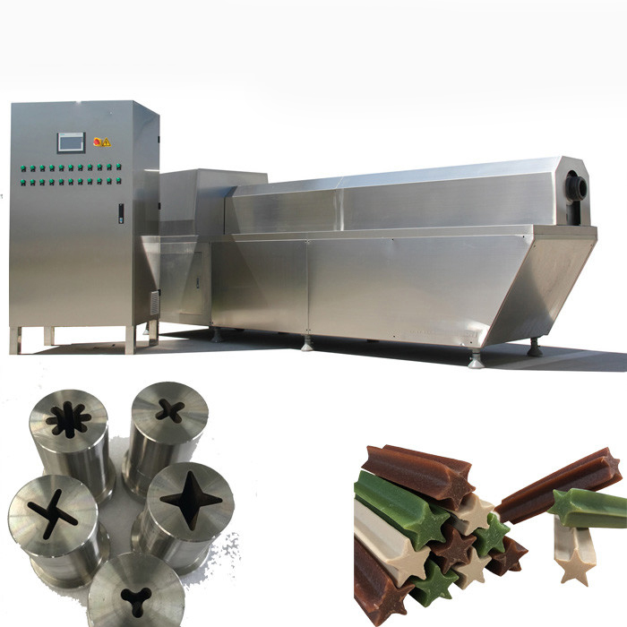 PLC Snacks Pet Food Extrusion Machine Chewing Gum Extruder Single Screw