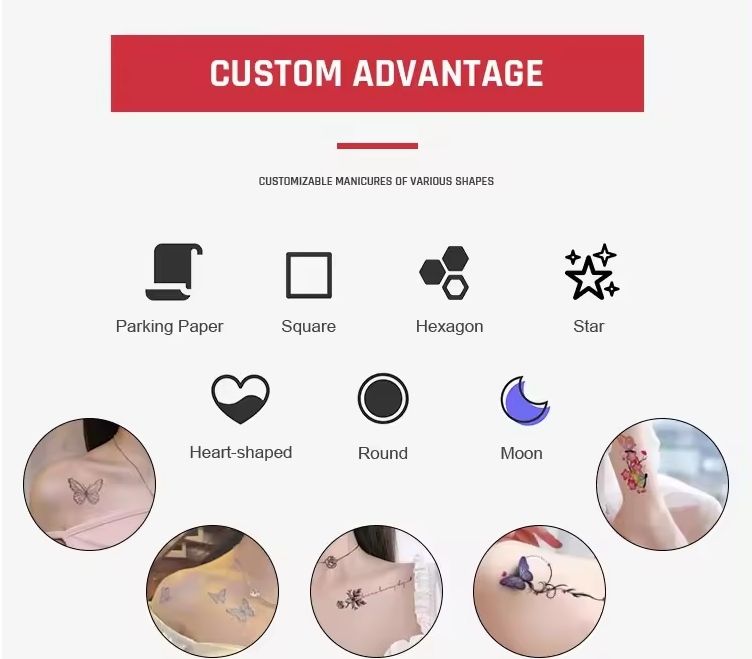 Temporary Tattoo Stickers Factory  Custom Design OEM/ODM Wholesale, Skin Safe, Free Sample