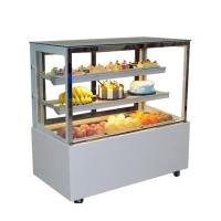 Armo de panadería de luz LED Chiller de exhibición de pasteles con rueda fácil de mover