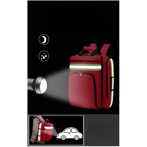 Outdoor First Aid Backpack Emergency Rescue Kit Anti-earthquake Flood Emergency Bag Large Capacity