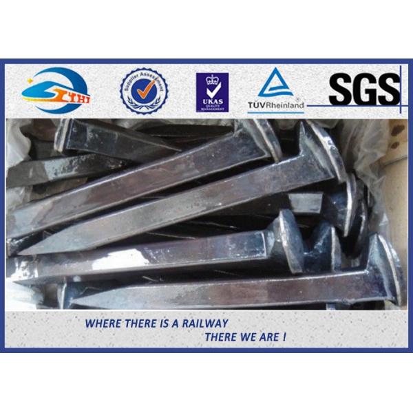 Профессиональные спайки равнины/окиси спайка винта ISO железнодорожные черные