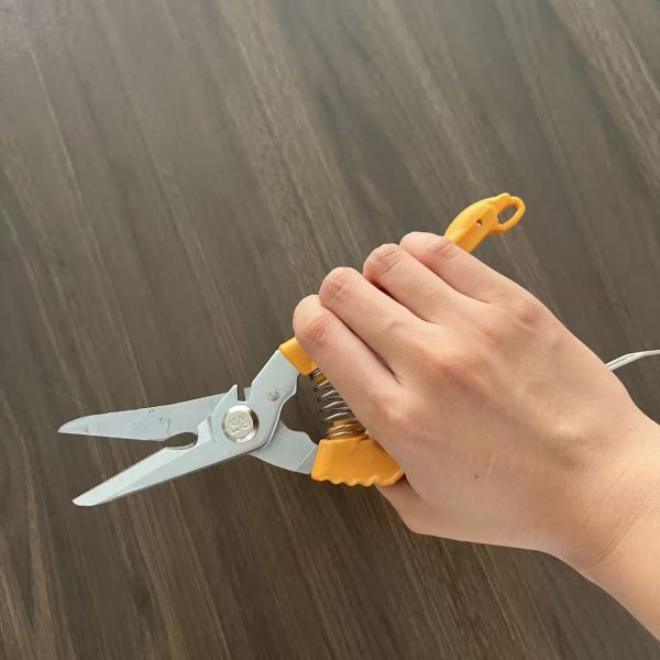 203mm Hardware Scissors SK5 Blade Material Perfect Telecom Wiring Tool Durable Accurate Cutting Results