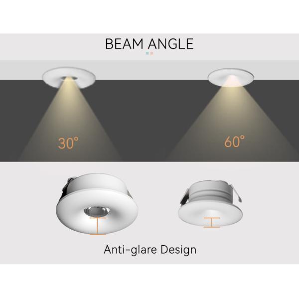 Ocean Plastic Anti Glare Spotlight 2700K 3000K 4000K Super Thin Mini Spotlight