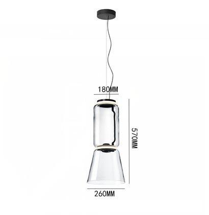 Italy Design Heavy Glass Pendant Light Nordic Modern Hanging Led Pendant Lamp Fixture(WH-GP-35)