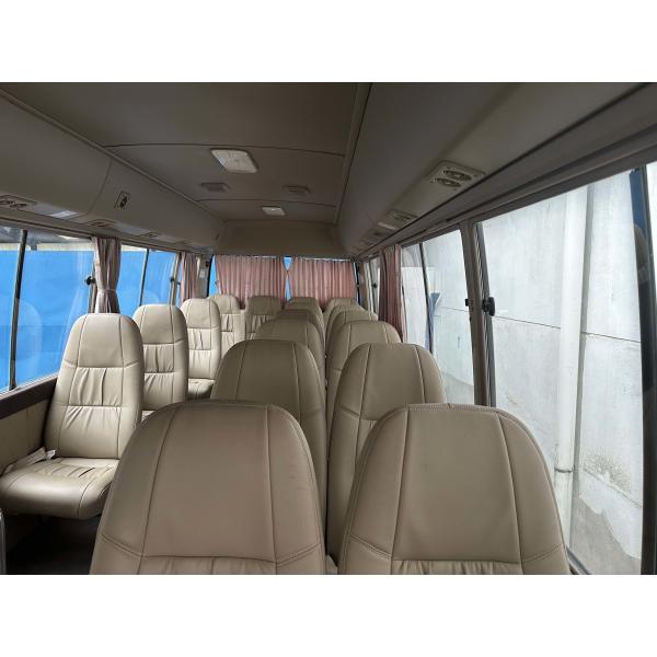 Used 21 Seats Coaster Toyota Bus Middle Sized 130km/h