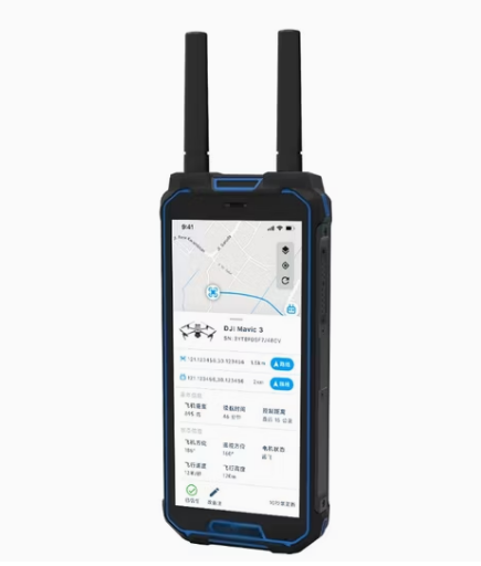 Compact DJI Drone Detector 256GB Storage Handheld Drone Locator DJI / Autel Rid Decoder