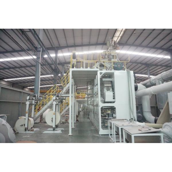 HMI Interface 0.6Mpa 950*760mm Diaper Manufacturing Plant